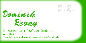 dominik revay business card